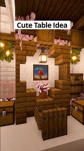 Minecraft Desk Design Idea | Interior Tutorial #minecraft