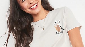 35K views · 910 reactions | Deaf people on social media noticed that several new designs from Old Navy had two handshapes positioned identical to the sign for “fuc****.” It is an archaic sign for sex. A representative explained the intended meaning and said they would work with deaf consultants going forward. Transcript: www.dailymoth.com/blog/old-navy-prints-t-shirts-with-salacious-handshapes | The Daily Moth | Facebook