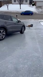 A terrifying near miss. Slippery ice turns a simple drive into a moment of pure danger. Car vs Ice. | Jack tube