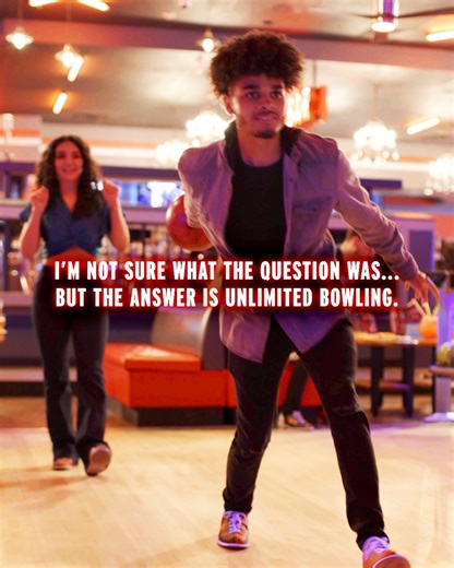 Fun fact: we can find a way to add unlimited bowling into any conversation 🤪 And on that note, if our After Party promotion is not part of your Friday and Saturday night routine, you’re doing it wrong! Visit bowlero.com/specials to learn more 🎳 | Bowlero