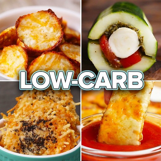 These cheesy low-carb snacks are so satisfying! 🧀 FULL RECIPES: https://tasty.co/compilation/6-cheesy-low-carb-snacks | Tasty