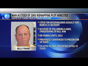 Man accused of kidnapping David Lettermans son arrested again