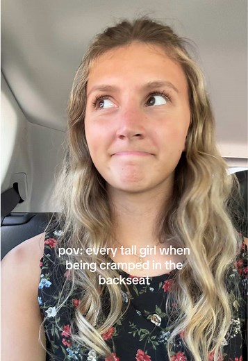 Every Tall Girl's Backseat Struggle: A Funny POV