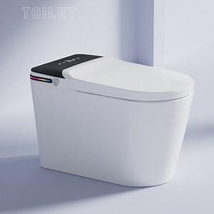 [Hot Item] Modern Bathroom Ceramic Automatic Flush Electronic Control Bidet Wc Intelligent Toilet