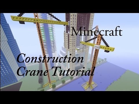 Minecraft Construction Crane Tutorial