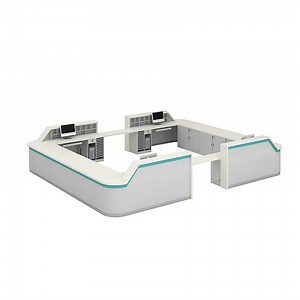 [Hot Item] Hospital Customized Nurse Reception Desk Hotel Lobby Office Reception Desk