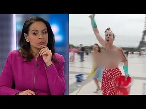 Lefties losing it: French women go topless in anti-fascism protest