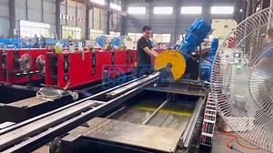 1K views | This is rectangular pipe roll forming machine with laser...