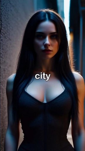 Mysterious transformation of a beautiful woman into a feline