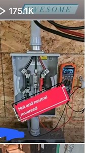 42K views · 5.1K reactions | Hot neutral reversed #electrician #electricianofinstagram #nationalelectricalcode ##electrical #electricianlife | Stevenj120volts | Facebook