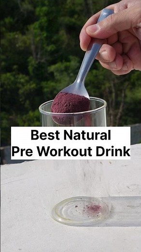 Homemade Pre Workout Recipe 💪🏻💥 #preworkout #drink #workout