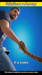 What to do if you get bitten by a python 😱 #youtubeshorts #trendingshorts #amazingfacts #shortsfe...