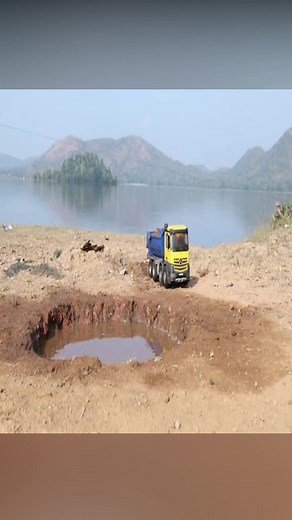 Dump Truck Accidents Biggest Pit Pulling Out Crane And JCB #shorts #funny #funny #reels | Kids Toy TV