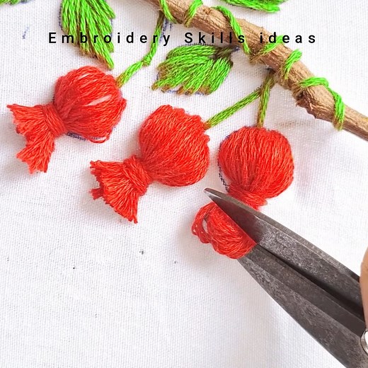 21K views · 241 reactions | Beautiful hand embroidery floral stitch #needlework #stitch #crafts #fypシ | Embroidery Skills ideas | Facebook