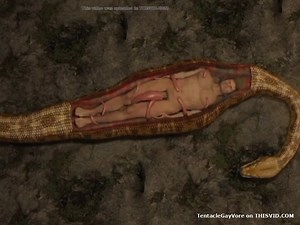 guy swallowed by snake