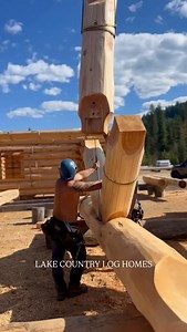 85K views · 20K reactions | Assembly of a Handcrafted Western Red Cedar Log Truss for a Log Home roof system we built a couple years back. #loghome #woodworking #blockhaus #wood #woodhouse #cedarhouse #handcrafted #buildingyourdreamfromnature #logcabin #loghomes | Lake Country Log Homes - LCLH | Facebook