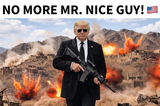 Gun-toting Trump posts new threat to Iran: 'No more Mr Nice Guy!'