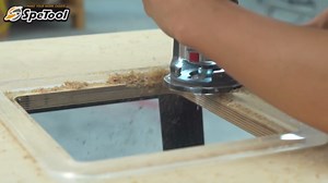 SpeTool Carbide Flush Trim Router Bit 1/4 Shank 1/2 Dia 1/4 CL, Top Bearing Plunge Pattern Router Bit for Woodworking Trimming, Template Guide Woodworking Milling Cutter Tool