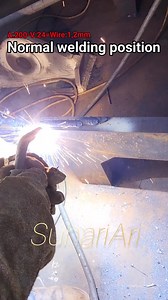 Normal welding position fcaw co2 #welder #welding #fcaw #soldadura #highlight #reelsvideoシ #pengikut #semuaorang | Suhari Ari