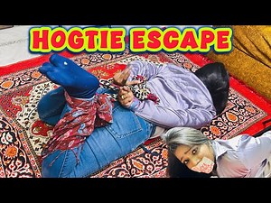 Hogtie escape | OTM gagged on girl | social awareness act | new chair hogtied | @Hanshvidiaries
