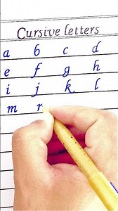 Cursive letters from a to z #handwriting #calligraphy #calligrphylearning #english