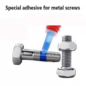 [Hot Item] Adhesive Sealing Anti-Corrosion Hex Head Bolt with Thread Wax Blue Nyloc Locking Thread DIN933/DIN931 Bolt