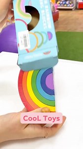 13K views · 24 reactions | Montessori Wooden Rainbow Stacking Toy | Cool Toys | Facebook