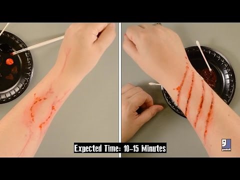 DIY Zombie Bites & Scratches Tutorial