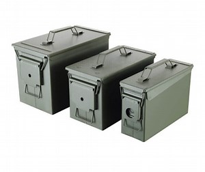 [Hot Item] Green Ammo Storage Container with Front Latch System Steel Grade Ammo Case