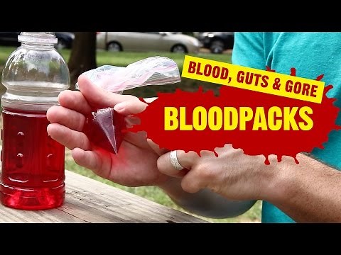Blood, Guts and Gore: Blood Packs