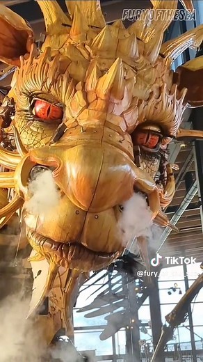 10K views · 66 reactions | This dragon's gaze is enchanting  #funny #foryou #puppet #giant #puppetsoftiktok | Random Show | Facebook