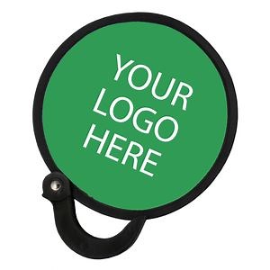 [Hot Item] Personalized Printed Custom Logo Handfan Promotional Portable Sublimating Round Folding Hand Fan