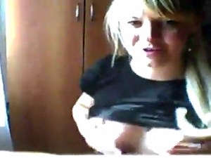 Chatroulette girl,flashing...oops banned!