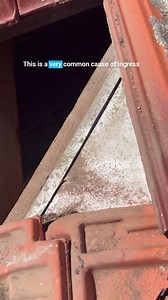 This small roof detail causes big leaks during heavy rain. ☔ This is a very common issue I see in older homes. During installation, the upturn of the valley is sometimes flattened so the tiles sit flush. The problem is that during heavy rainfall, water can surcharge and bypass the valley, allowing it to enter the roof space and cause internal damage. In many cases, this can be rectified by re-forming the valley upturn, which is a relatively cost-effective repair compared to ongoing water ingress