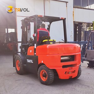 [Hot Item] High-Efficiency Compact Fork Lift Multi-Functional 5-Ton 4wheel Diesel Forklift
