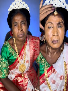 Bengali Bridal Makeup on Mature Skin/Dusky Skin|| Step By Step Full Bridal Makeup #makeup #skin #bridal #viral #indianmakeup #viralmakeup #makeupinduskys | Sathi's Beauty World