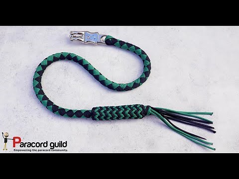 Plaited paracord get back whip- motorcycle tack
