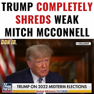 Trump Completely Shreds Weak Mitch McConnell! | Donald Trump Jr.