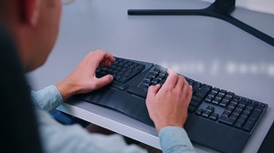 Perixx Ergonomic Split Mechanical Keyboard: Natural Typing, RGB, Multi-Device