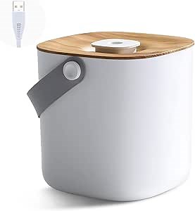 SmartDevil Small Smart Humidifier 500ml Desk Humidifier for Bedroom, Office, Travel