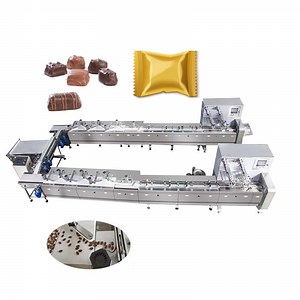 [Hot Item] Junyao Machinery Automatic Feeding Line and Chocolate Bar Flow Pack Wrapping Machine