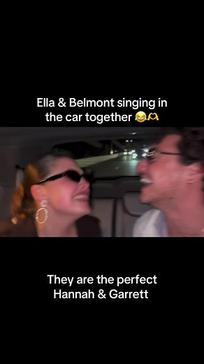Ella & Belmont singing in the car together 😂🫶 They are the perfect Hannah & Garrett @Off Campus @ella bright :) @Elle Kennedy