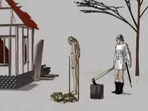 Atrocities Of War Mother and Daughter Beheading Animation