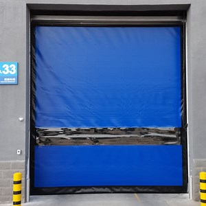 [Hot Item] Galvanized Steel Frame High Speed PVC Clean Room Doors
