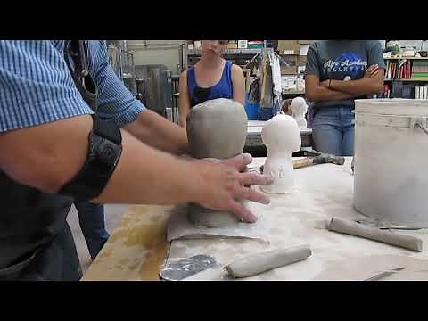 Bust sculpture with simple armature tutorial