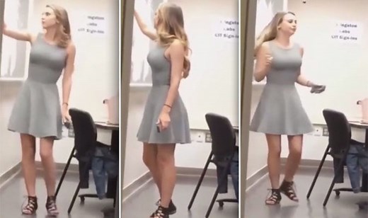 'World's sexiest maths teacher' sends the internet into a frenzy with classroom footage