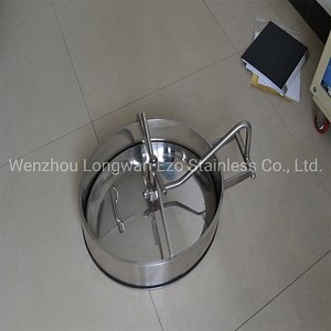 [Hot Item] Stainless Steel Sanitary Oval Inward Non Pressure Tank Hatch Manhole Manway