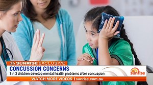 Alarming new research has found that one third of children and teens develop a mental health problem after suffering a concussion. | Sunrise