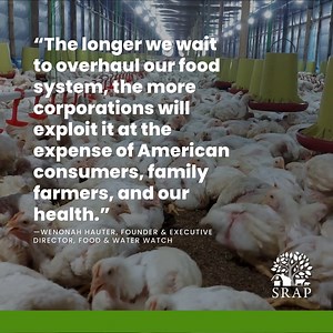 Getting serious about protecting Americans from bird flu & price-gouging means addressing the root cause: food monopolies and factory farms! #StopFactoryFarms | Socially Responsible Agriculture Project | Facebook