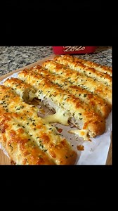 16K views · 48 reactions | Homemade Cheesy Garlic Breadsticks RECIPE...